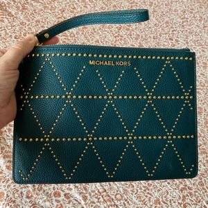 Michael Kors XL Zip Clutch Wristlet